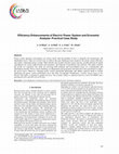 Research paper thumbnail of Efficiency Enhancements of Electric Power System and Economic Analysis- Practical Case Study