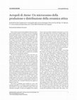 Research paper thumbnail of Acropoli di Atene: Un microcosmo della produzione e distribuzione della ceramica attica (Book Review)