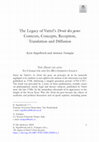 Research paper thumbnail of The Legacy of Vattel’s Droit des gens: Contexts, Concepts, Reception, Translation and Diffusion