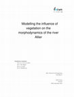 Research paper thumbnail of Modelling the influence of vegetation on the morphodynamics of the river Allier