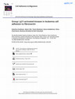 Research paper thumbnail of Group I p21-activated kinases in leukemia cell adhesion to fibronectin