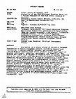 Research paper thumbnail of Evaluation of the ESOL/Bilingual Program: Phase III. A Further Analysis of the High School Program of Services