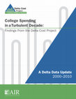 Research paper thumbnail of College Spending in a Turbulent Decade: Findings from the Delta Cost Project. A Delta Data Update, 2000-2010