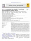 Research paper thumbnail of Use of in silico systems and expert knowledge for structure-based assessment of potentially mutagenic impurities