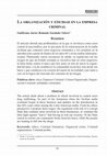 Research paper thumbnail of La Organización y Eticidad en La Empresa Criminal