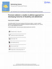 Research paper thumbnail of Precision Ableism: A Studies in Ableism Approach to Developing Histories of Disability and Abledment