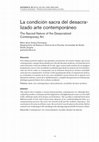 Research paper thumbnail of La condición sacra del desacralizado arte contemporáneo