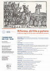 Research paper thumbnail of "RIFORMA DIRITTO POTERE. A 500 anni dagli scritti di Lutero sull'autorità secolare". Convegno, Bergamo 7 giugno 2022 (Università degli Studi di Bergamo - Dipartimento di Giurisprudenza)