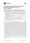 Research paper thumbnail of Comparison of Structured Nutrition Therapy for Ramadan with Standard Care in Type 2 Diabetes Patients