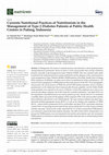 Research paper thumbnail of Currents Nutritional Practices of Nutritionists in the Management of Type 2 Diabetes Patients at Public Health Centres in Padang, Indonesia