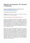 Research paper thumbnail of Call for Papers - Migration and Integration: The Aftermath of Immigration (TAG Session 2022)