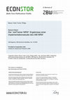 Research paper thumbnail of Der 'JobTrainer NRW': Ergebnisse einer Implementationsstudie des IAB NRW