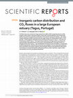 Research paper thumbnail of Inorganic carbon distribution and CO2 fluxes in a large European estuary (Tagus, Portugal)