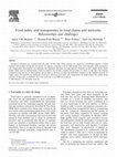 Research paper thumbnail of Food safety and transparency in food chains and networks Relationships and challenges