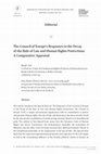 Research paper thumbnail of The Council of Europe’s Responses to the Decay of the Rule of Law and Human Rights Protections: A Comparative Appraisal