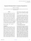 Research paper thumbnail of Reappraisal of Hydrological Studies for Computation of Dependable Flows