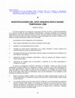 Research paper thumbnail of Investigaciones del sitio arqueológico Nakbe: Temporada 1989.