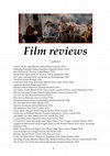 Research paper thumbnail of Film reviews