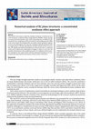 Research paper thumbnail of Numerical analysis of RC plane structures: a concentrated nonlinear effect approach