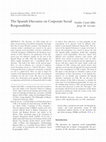 Research paper thumbnail of The Spanish Discourse on Corporate Social Responsibility