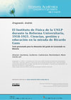 Research paper thumbnail of El instituto de física de la unlp y la reforma universitaria