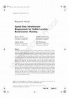 Research paper thumbnail of Spatial Data Infrastructure Requirements for Mobile Location Based Journey Planning