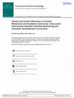 Research paper thumbnail of Family and School Influences on Youths' Behavioral and Academic Outcomes: Cross-Level Interactions between Parental Monitoring and Character Development Curriculum