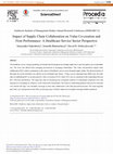 Research paper thumbnail of Impact of Supply Chain Collaboration on Value Co-creation and Firm Performance: A Healthcare Service Sector Perspective