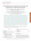 Research paper thumbnail of Controlled growth of complex polar oxide films with atomically precise molecular beam epitaxy