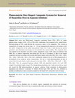 Research paper thumbnail of Photocatalytic Disc-Shaped Composite Systems for Removal of Hazardous Dyes in Aqueous Solutions