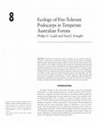 Research paper thumbnail of Ecology of Fire-Tolerant Podocarps in Temperate Australian Forests