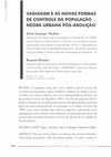 Research paper thumbnail of Vadiagem e as Novas Formas De Controle Da População Negra Urbana Pós-Abolição