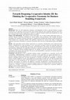 Research paper thumbnail of Towards Deepening Co-operative Identity III: Re-Thinking the Co-operative Taxonomy for Business Modelling Framework