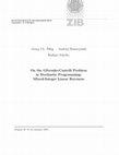 Research paper thumbnail of On the Glivenko-Cantelli problem in stochastic programming: Mixed-integer linear recourse