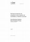 Research paper thumbnail of Normas de protecci�n de acreedores: entre el derecho de sociedades y el derecho concursal