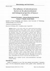 Research paper thumbnail of The influence of selected process factors on the physicochemical and biological properties of honeys: A review