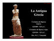 Research paper thumbnail of La Antigua Grecia. Cerámica de figuras negras y rojas.