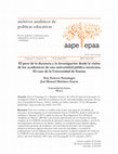 Research paper thumbnail of Importance of teaching and research from the academic perspective in Mexican public institution: The case of the University of Sonora