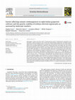 Research paper thumbnail of Factors affecting somatic embryogenesis in eight Italian grapevine cultivars and the genetic stability of embryo-derived regenerants as assessed by molecular markers