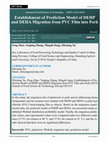 Research paper thumbnail of Establishment of Prediction Model of DEHP and DEHA Migration from PVC Film into Pork