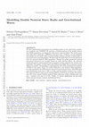 Research paper thumbnail of Modelling Double Neutron Stars: Radio and Gravitational Waves