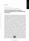 Research paper thumbnail of Deutsch und Kommunikation im Beruf und in der beruflichen Aus- und Weiterbildung in Österreich