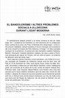 Research paper thumbnail of El bandolerisme i altres problemes socials a Ulldecona durant l'edat moderna