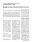 Research paper thumbnail of Evaluation of a Reduced Copper Spraying Program to Control Bacterial Blight of Walnut