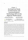 Research paper thumbnail of An Empirical Study of Information and Communications Technology (ICT) in the Nigerian Health Sector