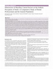 Research paper thumbnail of Dimensions of Maxillary Lateral Incisor on the Esthetic Perception of Smile: A Comparative Study of Dental Professionals and the General Population