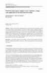 Research paper thumbnail of Fixed-size Least Squares Support Vector Machines: A Large Scale Application in Electrical Load Forecasting