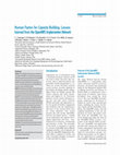 Research paper thumbnail of Human Factors for Capacity Building. Lessons learned from the OpenMRS Implementers Network