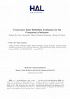 Research paper thumbnail of Cross-Layer Early Reliability Evaluation for the Computing cOntinuum