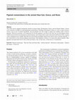 Research paper thumbnail of Pigment nomenclature in the ancient Near East, Greece, and Rome